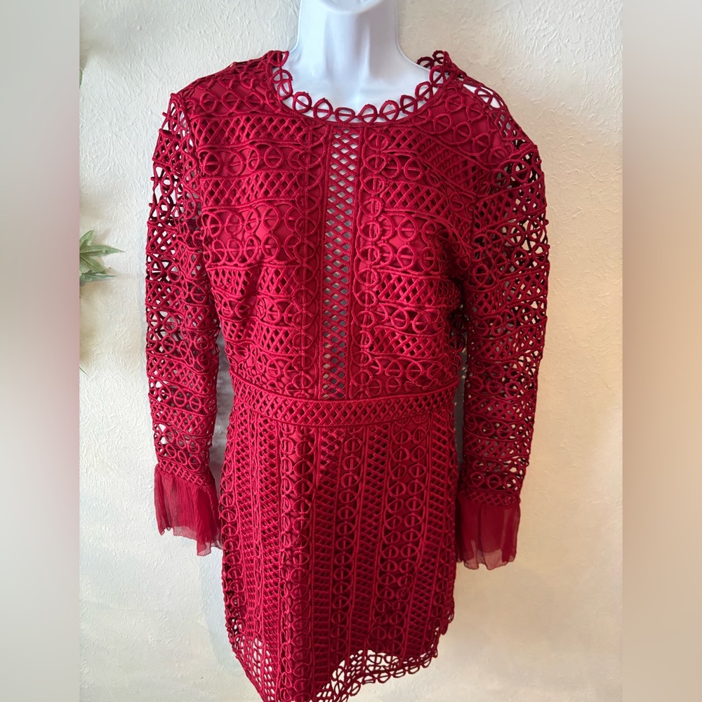 Saylor Lace Cut Out Dress